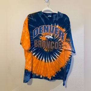 Denver Broncos tie dye t-shirt